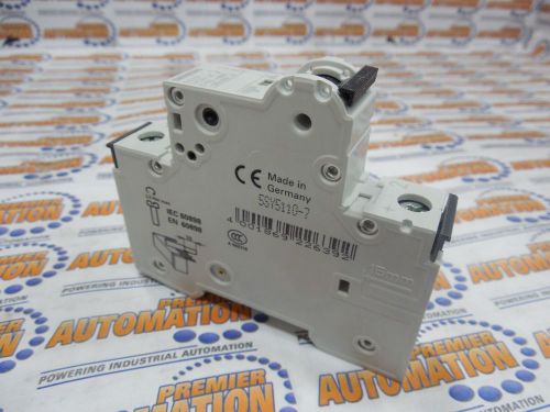 5sy5110-7 -- circuit breaker 10amp 1p 230/400v curve c for sale