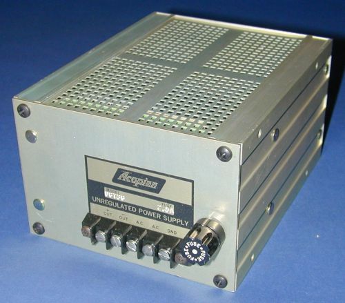 ACOPIAN POWER SUPPLY U6736 Gold Box Series 100V DC 2A output 0-125V in, WARRANTY