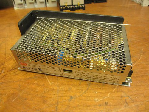 Mean well s-150-24 power supply input 110/220vac output 24v for sale