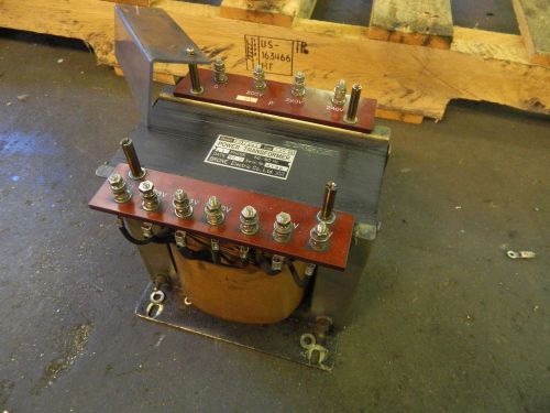 Brone 1.2 kva machine tool power transformer, # sc 1441, used, warranty for sale