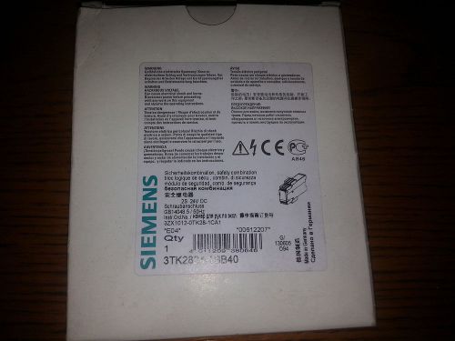 SIEMENS 3TK2824-1BB40 SAFETY GUARD MONITORING RELAY MODULE BRAND NEW IN BOX