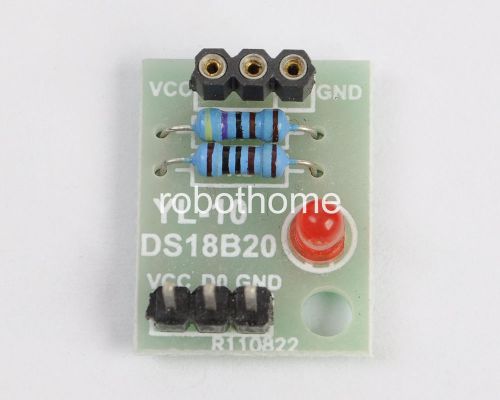 Ds18b20 temperature sensor shield without ds18b20 chip for arduino brand new for sale