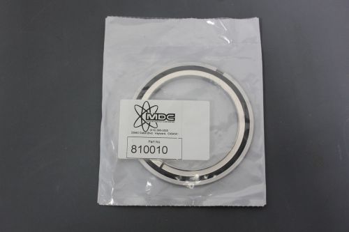 New mdc high vacuum ss centering ring viton mw80 810010 (s19-3-5a,s20-2-2a) for sale