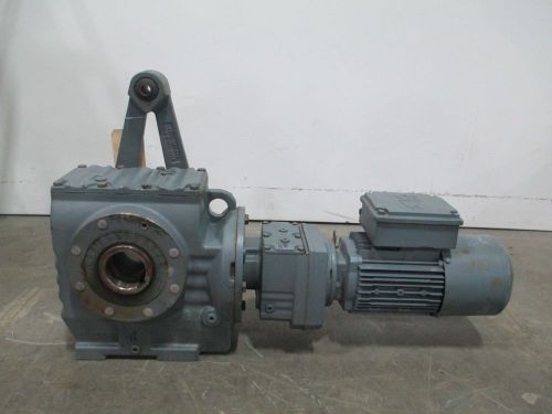 SEW EURODRIVE SA77/T R37 DT80N4/BMG/HR 850:1 1HP 460V-AC GEAR MOTOR D265750