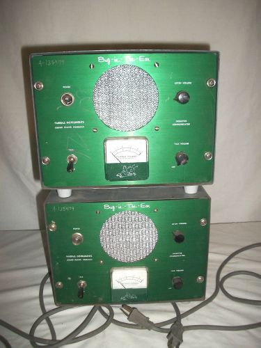 2 Units VINTAGE BUG IN THE EAR FARRALL INSTRUMENTS COMMUNICATOR RADIO ? B102