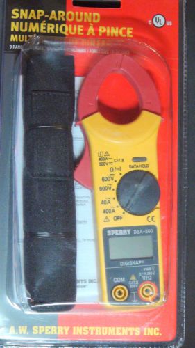 SPERRY DSA-500A DIGISNAP SNAP AROUND CLAMP METER DSA500A FREE SHIPPING