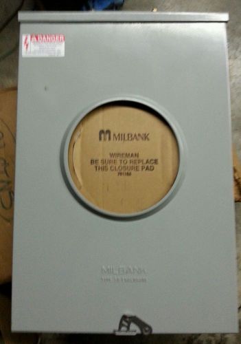 Milbank 3 phase meter socket u4701-rxl-dpc/series 9700l/200 amp for sale