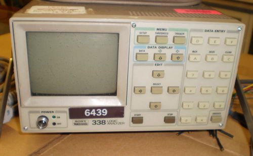 Sony - tektronix 338 logic analyzer with probes for sale