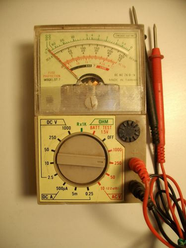Chicago electric ohm meter model st-7 fuse protection dc v for sale