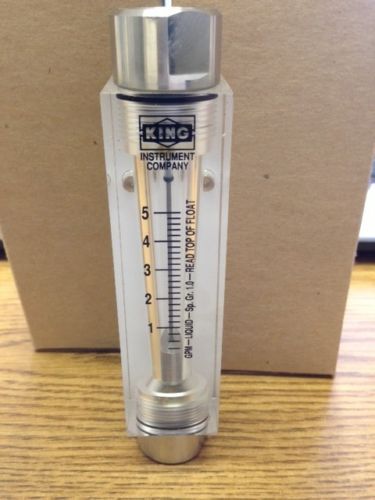King instrument flow meter 7511312b-08 **new in box** for sale