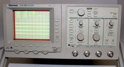 TEKTRONIX TAS 485 4 CHANNEL ANALOG OSCILLOSCOPE 200 MHZ