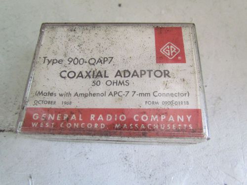 General Radio GR-900 to AP7 QAP7 Adapter / Connector new in box