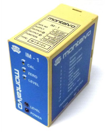 Montalvo im-1/b-1-c-4 load cell amplifier module 115v 60hz for sale