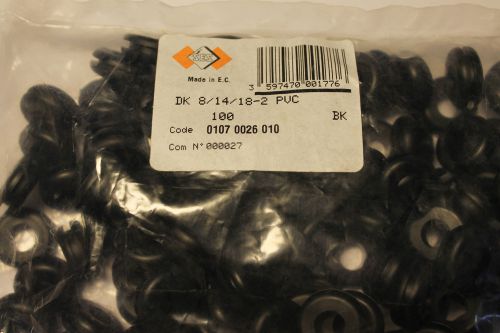 100pcs PVC wiring cable rubber grommet PLIO standard DK 8/14/18-2