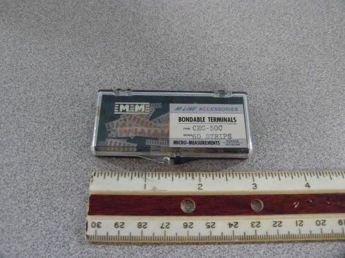 Micro Measurments M-Line Assorted Bondable Terminals 60+ Strips