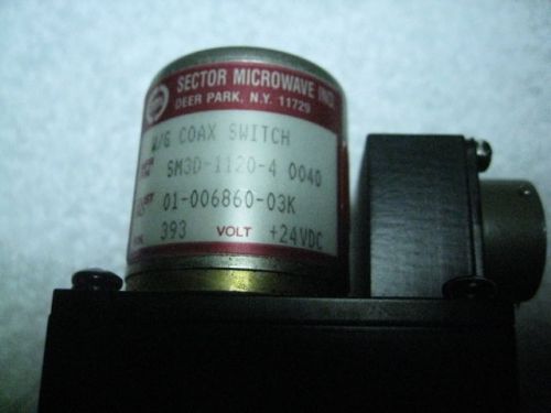 Sector Microwave W/G coax  Switch