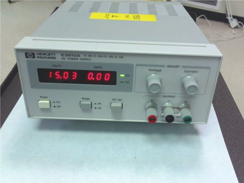 HP E3610A DC Power Supply 0-8V,0-3A/0-15V,0-2A