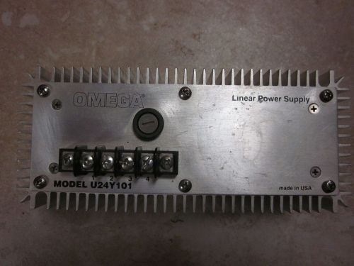 Omega 24VDC linear power supply, confirmed working, model U24Y101, 120V or 220V
