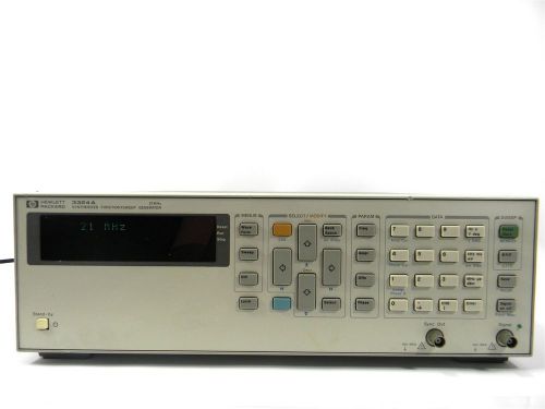 Agilent/HP 3324A 21 MHz,  Function/Sweep Generator w/ OPT -  30 Day Warranty