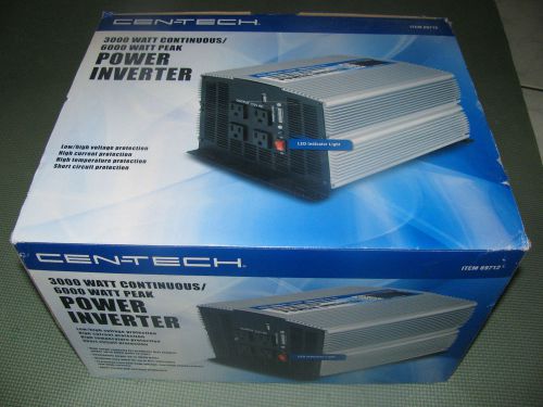 Cen-tech 3000 - 6000 watts power inverter for sale