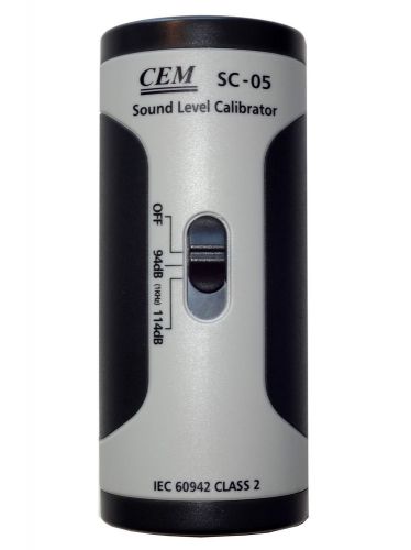 Sc-05 industrial sound level meter 1/2&#034; mic calibrator 94 114 db iec 942 class 2 for sale