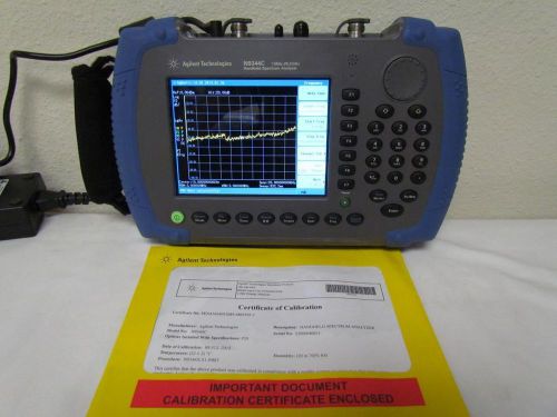 Agilent / HP N9344C Handheld RF Spectrum Analyzer, 1MHz to 20GHz - CALIBRATED!