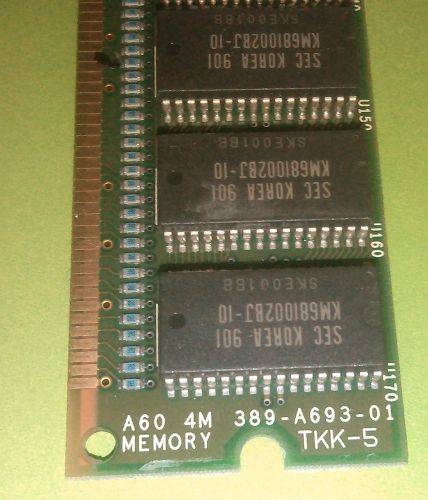 Tektronix AWG610  A60 4M Memory 389-A693-01 for Tektronix AWG