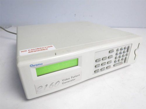 Chroma Ate 2160 Video Pattern Generator Programmable (nv 30)B