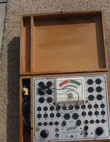 Vintage Century radio tube tester model  FC-2 w.manuals