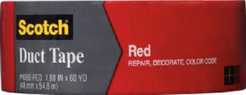 3M Scotch 2&#034; x 60 YD, Red, Multi-Purpose Duct Tape 1060-Red-A