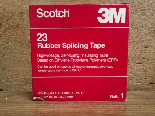 Scotch 3M 23 3/4&#034;X30&#039; Rubber Splicing Tape