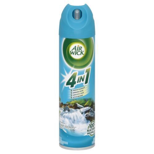 LOT OF 12 Air Wick Aerosol Spray Air Freshener, Fresh Waters, 8 Ounce, NEW