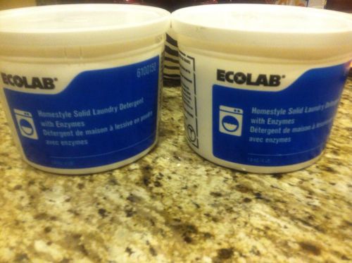 2 Ecolab Homestyle Solid Laundry Detergent With Enzymes 6100150