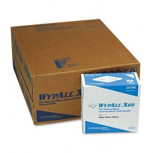 WYPALL X60 Teri Wipes, Nylon, 9-1/8 x 16-7/8, 126/bx, 10/carton Brand New!