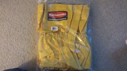 Rubbermaid brute round container caddy bag -20&#034;x20.5&#034;- nylon-1ea- yellow for sale