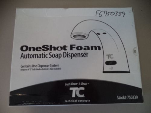 TC ONESHOT FOAM AUTOMATIC SOAP DISPENSER 750339 NEW IN BOX