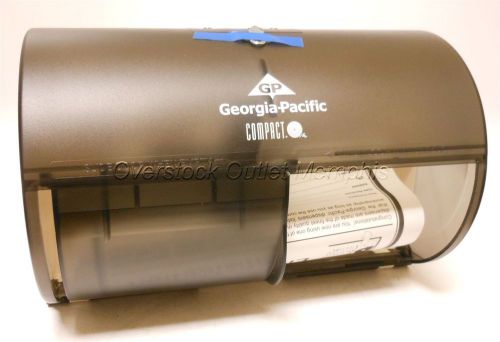 Georgia-Pacific Compact Side-By-Side 2-Roll Tubeless Tissue Dispenser with key