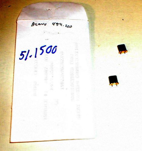 2 - Motorola Bravo type Pager crystals on 454.200 Mhz