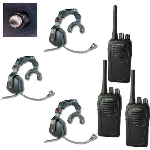 Sc-1000 radio  eartec 3-user 2-way radio ultra single shell mount ussc3000sh for sale