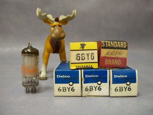6BY6 Vacuum Tubes  Lot of 5  Delco / Standard / Sylvania