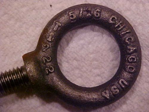5/16&#034; chicago  eye bolt 1 inch of theards for sale