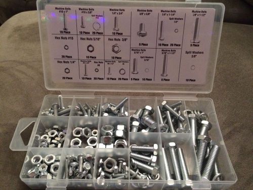 240 piece nut and bolt assortment for sale