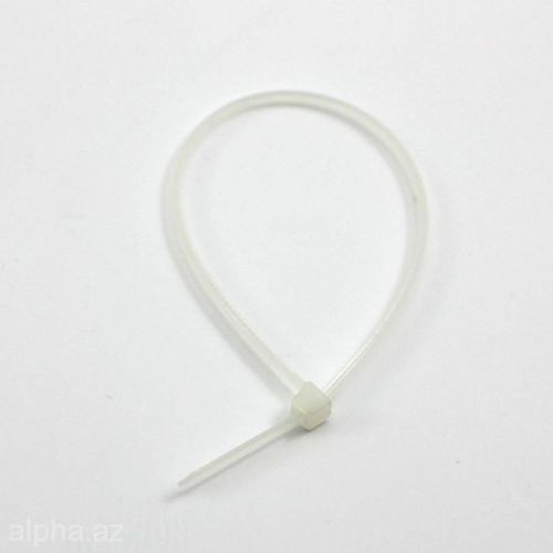 15cm White Fixed Lock Bind Wire Rope Extended Nylon Zip Cable Tie Belt Wholesale