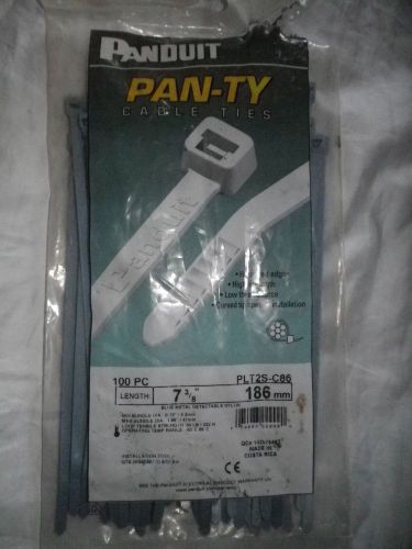 Panduit plt3s-c86 11.5 inch 291mm blue metal  pan-ty cable ties qty:50 for sale