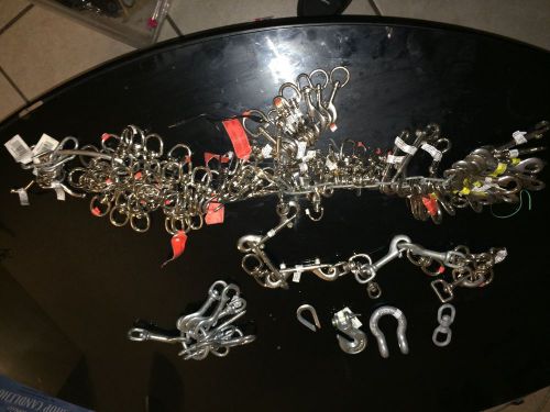 Lot of clevises spring snaps,double swivels ext. for sale