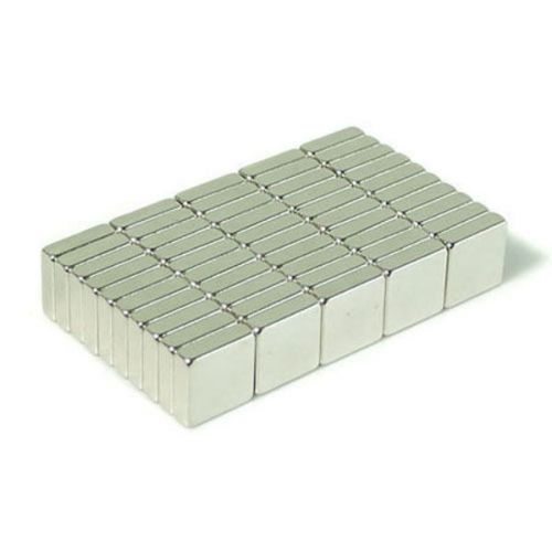 50pcs 3/8&#034; x 3/8&#034; x 1/8&#034; Blocks 10x10x3mm Neodymium Magnets Craft Permanent N35