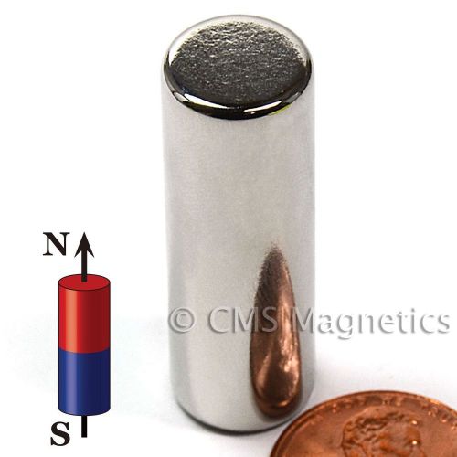N42 Cylindrical Neodymium Magnets Dia 1/2x1.5&#034; Rare Earth Magnets 50 Count