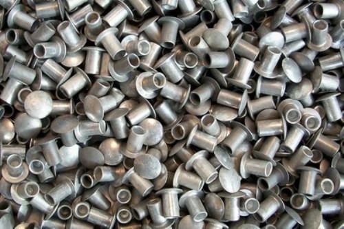 Steel semi tubular 3/16&#034; x 1/4&#034; oval head rivets 25,000 pc&#039;s case 65 lbs nr for sale