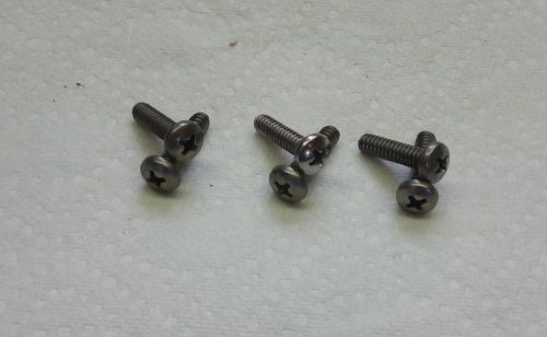 50 each 10-24 x 3/4&#034; stainless steel round phillips head machine screws new! for sale