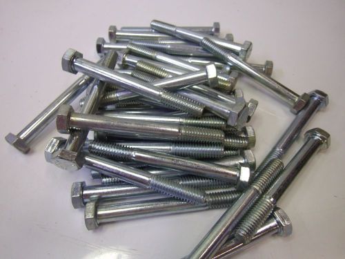 5/16-18 x 3 hex head cap screw bolts grade 5 (qty 35) #j55008 for sale